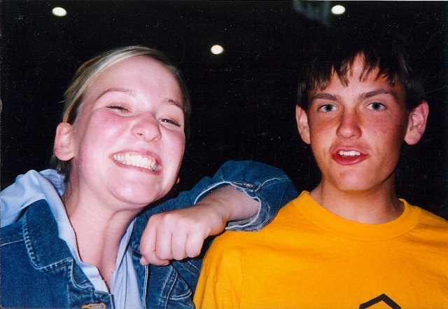 SW Hammond and Megan, high school.