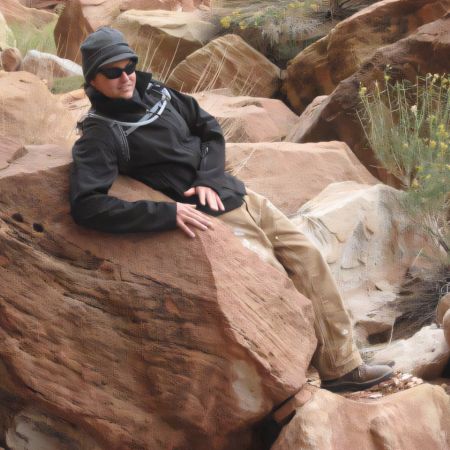 SW Hammond hiking in Southern Utah.